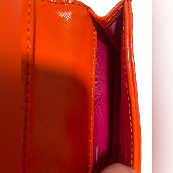 Tory Burch Orange Card Holder - Picture 4 of 11